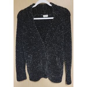 Saint Laurent Paris Cardigan Jp3 2019 00125 Chuckly Metallic Button Front